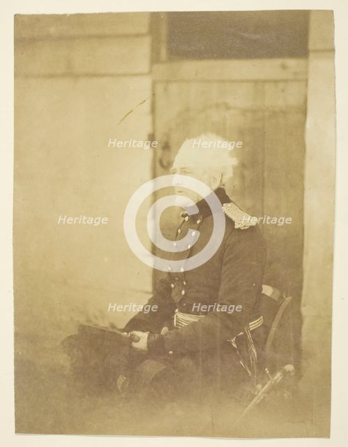 Sir Geo. Brown, General (1790-1865), Taken at the Crimea, 1855. Creator: Roger Fenton.