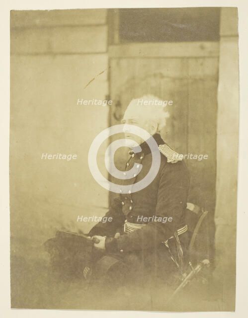Sir Geo. Brown, General (1790-1865), Taken at the Crimea, 1855. Creator: Roger Fenton.