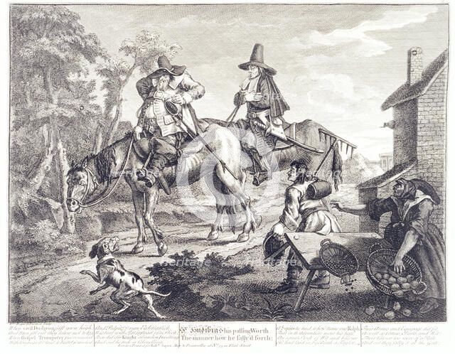 'Sir Hudibras his Passing Worth, the Manner how he Sally'd Forth', 18th century. Artist: William Hogarth