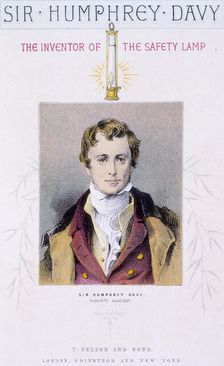 Sir Humphrey Davy, the Inventor of the Safety Lamp, c1875-c1878. Creator: Unknown
