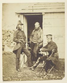 Sir Hy. Fk. Ponsonby (1825-1892) General; Thomas Hook Pearson (1806-1892) General...Crimea, 1854/55. Creator: Roger Fenton