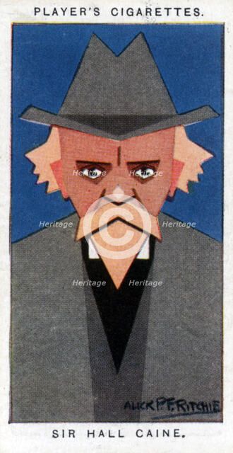 Sir Hall Caine, British novelist, 1926. Artist: Alick P F Ritchie