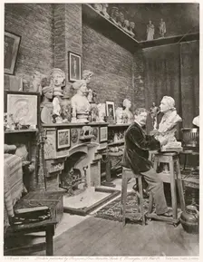 Sir Hamo Thornycroft, R.A., c1884. Creator: Joseph Parkin Mayall