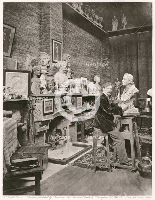 Sir Hamo Thornycroft, R.A., c1884. Creator: Joseph Parkin Mayall.