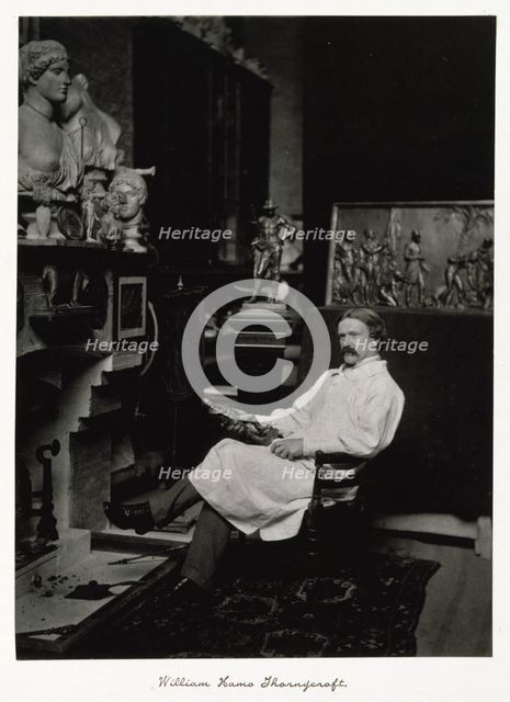 Sir Hamo Thornycroft, RA, c1889-1891. Creator: Ralph W Robinson.
