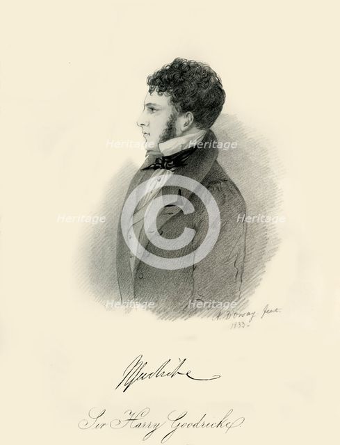 'Sir Harry Goodricke', 1833. Creator: Richard James Lane.