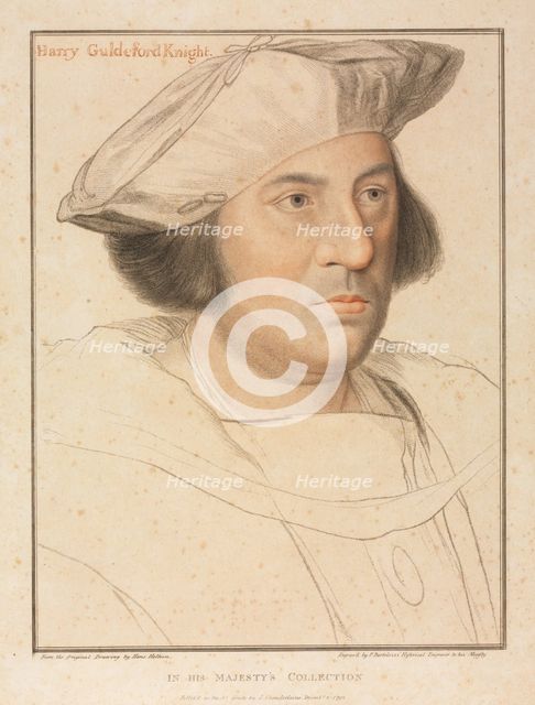 Sir Henhy Guldeford, 1792. Creator: Francesco Bartolozzi (British, 1727-1815); John Chamberlaine.