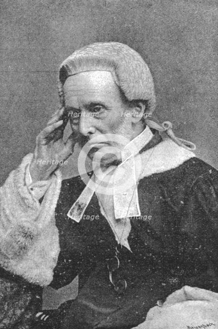 ''Sir Henry Manisty; Judge of the Queen's Bench Division', 1890. Creator: George Meisenbach.