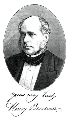 Sir Henry Bessemer, English engineer, c1880