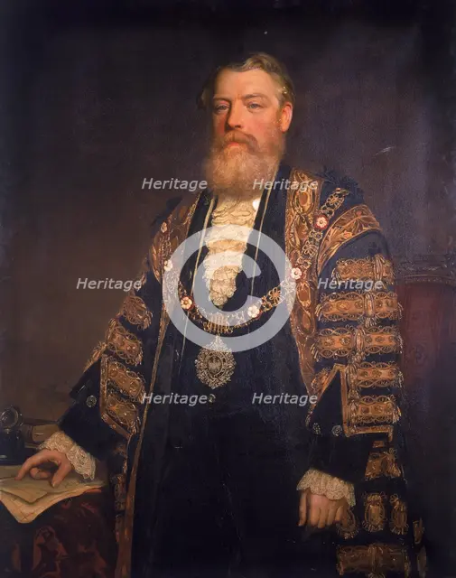 Sir Henry Edmund Knight. 1883. Artist: John Robert Dicksee