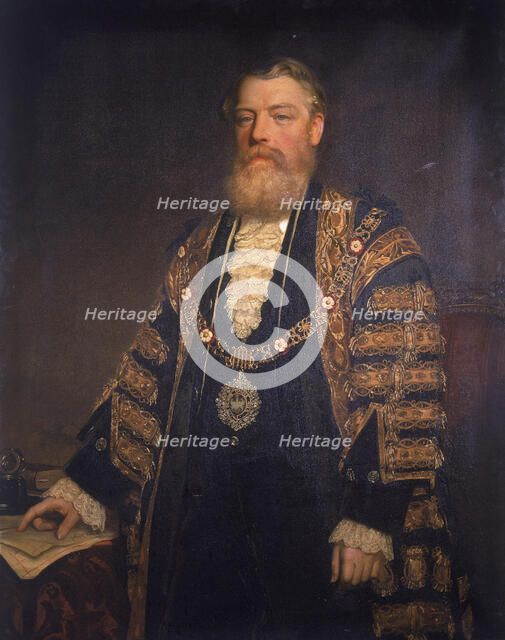 Sir Henry Edmund Knight. 1883. Artist: John Robert Dicksee