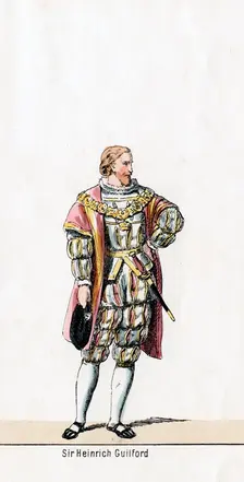 Sir Henry Guildford, costume design for Shakespeare's play, Henry VIII, 19th century