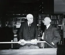 Sir Henry Hallett Dale and Sir Zachary Cope, 1962. Creator: Unknown