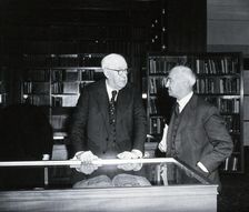 Sir Henry Hallett Dale and Sir Zachary Cope, 1962. Creator: Unknown