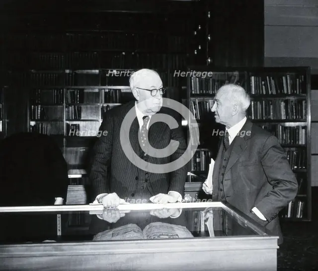 Sir Henry Hallett Dale and Sir Zachary Cope, 1962. Creator: Unknown.