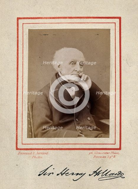 Sir Henry Holland, 1873. Creator: Barraud & Jerrard.