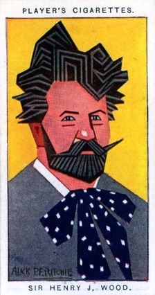 Sir Henry Joseph Wood, British conductor, 1926.Artist: Alick P F Ritchie
