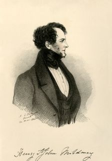 Sir Henry St. John Mildmay 1841. Creator: Richard James Lane