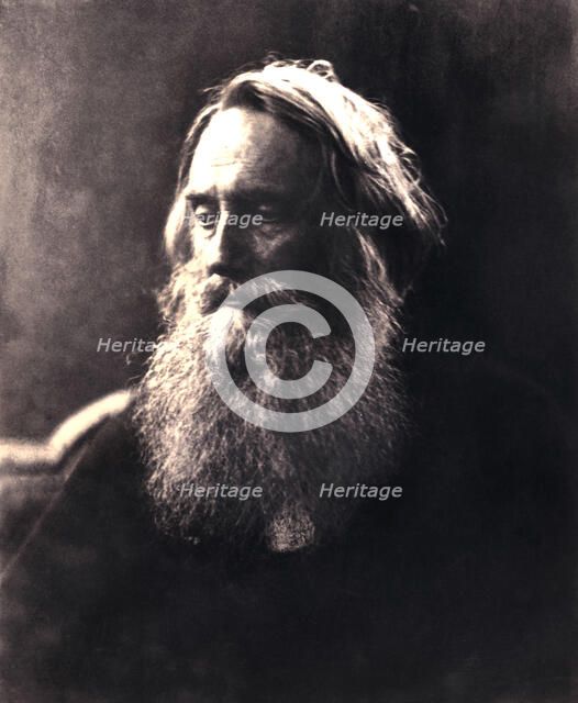 Sir Henry Taylor, 19th century English dramatist.Artist: Julia Margaret Cameron