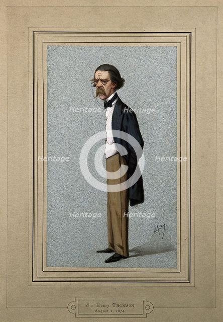 Sir Henry Thompson, 1874. Creator: Carlo Pellegrini.