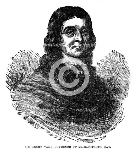 Sir Henry Vane, governor of Massachusetts, 1872. Artist: Unknown