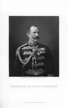 Sir Herbert Stewart, British soldier, (1893). Creator: William Roffe