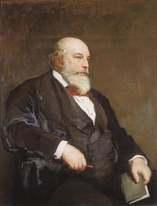 Sir Horace Jones 1886. Artist: Walter William Ouless