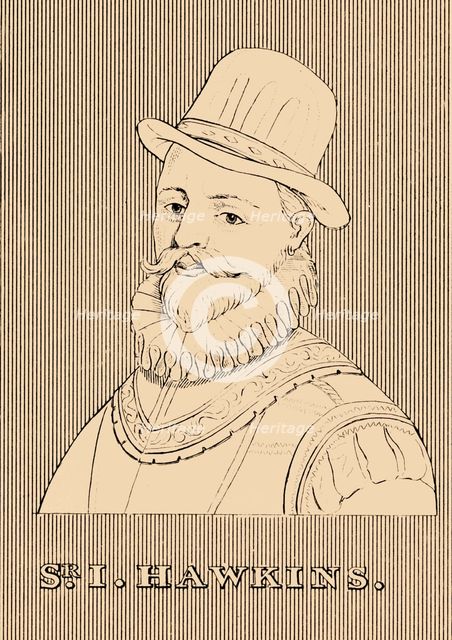 'Sir I. Hawkins', (1532-1595), 1830. Creator: Unknown.