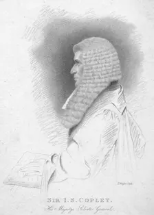 Sir I. S. Copley, His Majesty's Solicitor General c1820. Creator: T Wright