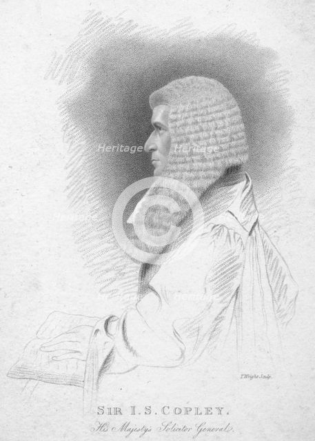 'Sir I. S. Copley, His Majesty's Solicitor General', c1820. Creator: T Wright.