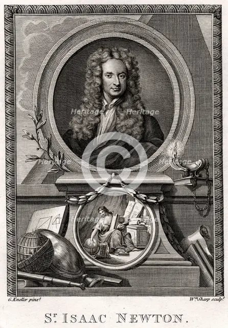 'Sir Isaac Newton', 1774. Artist: William Sharp