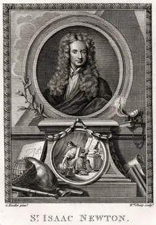 Sir Isaac Newton 1774. Artist: William Sharp