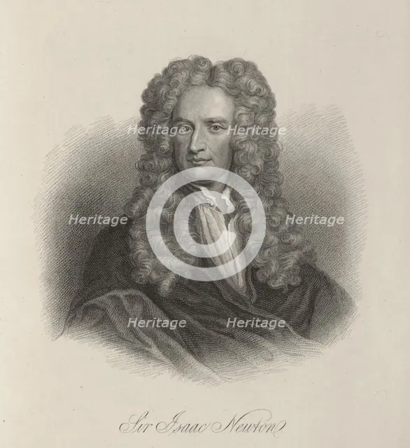 Sir Isaac Newton, c1700, (1834-1837). Creator: Samuel Freeman.