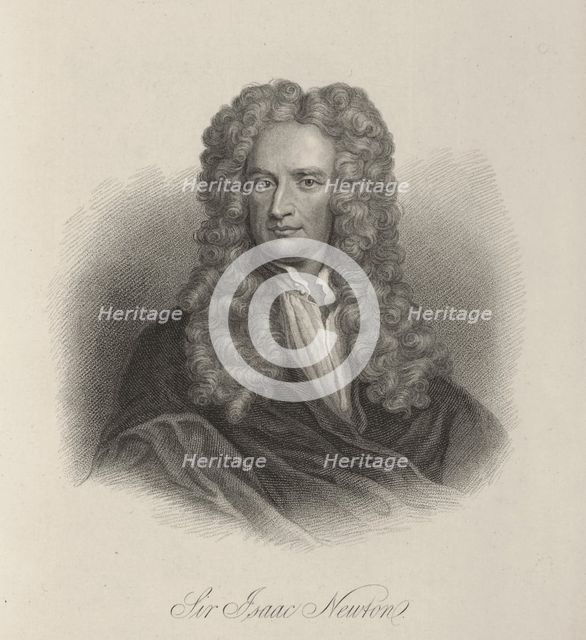 Sir Isaac Newton, c1700, (1834-1837). Creator: Samuel Freeman.