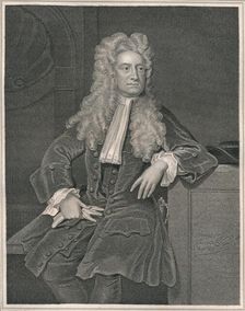 Sir Isaac Newton c1700, (early-mid 19th century). Creator: William Thomas Fry