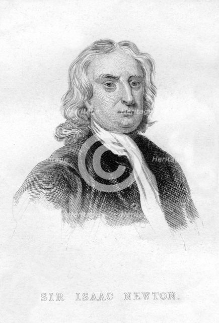 Sir Isaac Newton, English mathematician, astronomer and physicist. Artist: Unknown