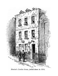 Sir Isaac Newton's house, London, (20th century)