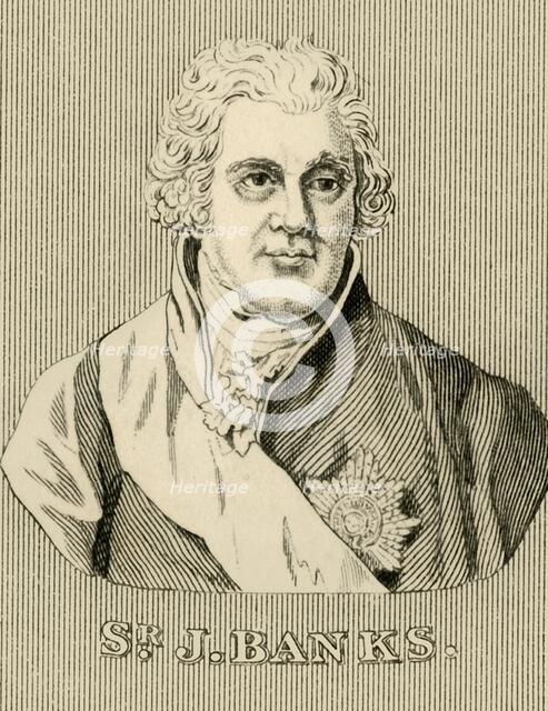 'Sir J. Banks', (1743-1820, 1830. Creator: Unknown.