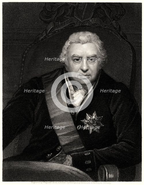 'Sir J Banks', 19th century. Artist: CE Wagstaff