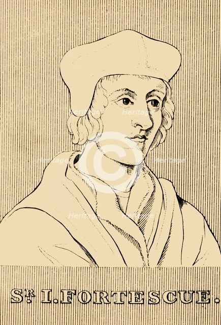 'Sir J. Fortescue', (c1394-1479), 1830. Creator: Unknown.