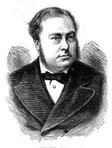 Sir J. Holker, M.P., Solicitor-General, 1874. Creator: Unknown