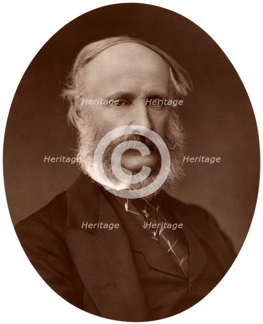 Sir James Macnaghten Hogg, Bart, MP, KCB, Chairman of the Metropolitan Board of Works, 1876.Artist: Lock & Whitfield