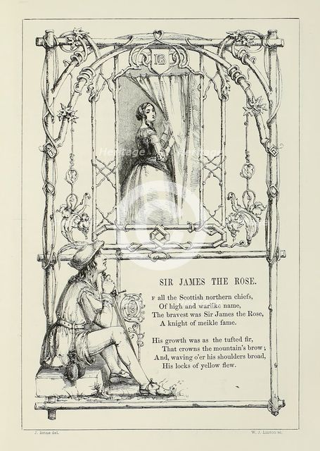 Sir James the Rose, 1844.  Creator: W. J. Linton.