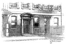 Sir James Thornhill's house, 75 Dean Street, London, 1912. Artist: Frederick Adcock