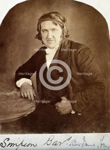 Sir James Young Simpson. Creator: J. G. Tunny.