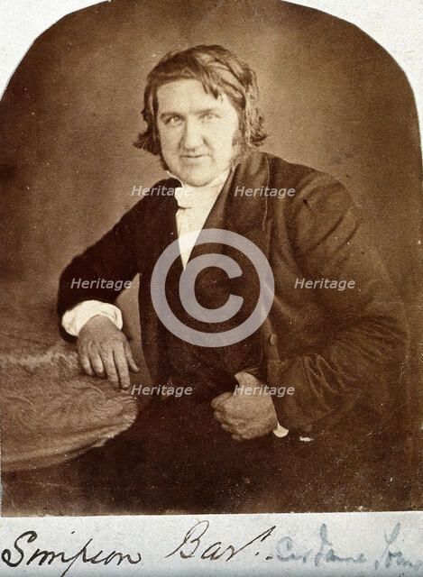 Sir James Young Simpson. Creator: J. G. Tunny.