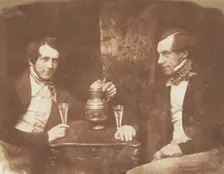 Sir James Young Simpson & Wainhouse (or Muirhouse), 1843-47. Creators: David Octavius Hill, Robert Adamson, Hill & Adamson