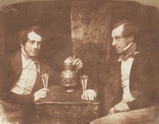 Sir James Young Simpson & Wainhouse (or Muirhouse), 1843-47. Creators: David Octavius Hill, Robert Adamson, Hill & Adamson