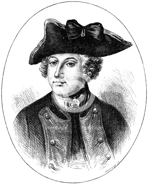 Sir Jeffery Amherst, 18th century British soldier, c1880.Artist: Whymper