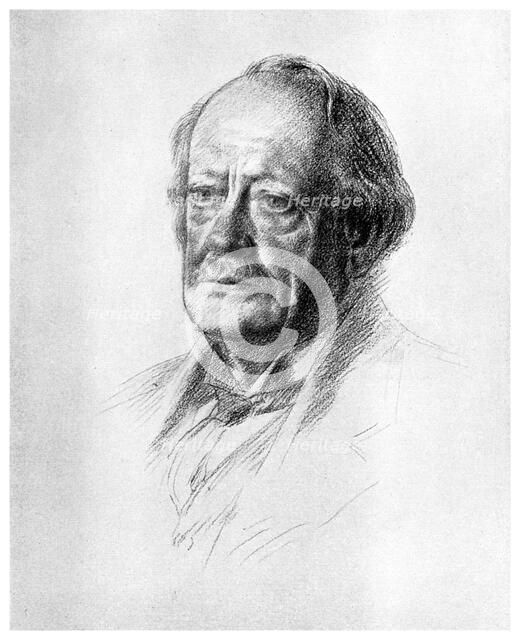 Sir JJ Thomson, British physicist, 1932 (1956). Artist: Unknown